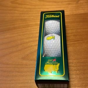 New.  Three, 2007 Masters, golf balls. In original box.